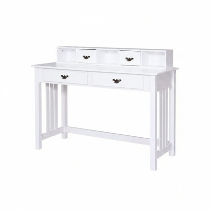 Writing Desk with 4 Drawer Computer Study Table