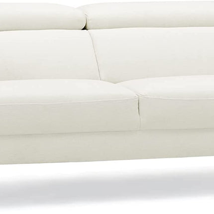 Dreamade Couch, Upholstered Loveseat with Lift-up Headrest and Metal Legs