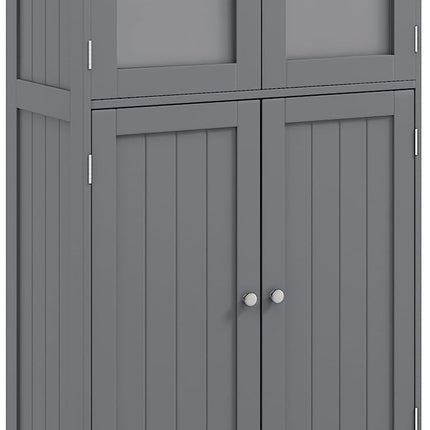 Dreamade Storage Cabinet with Doors - Bathroom Floor Cabinet, Freestanding Tall Cabinet