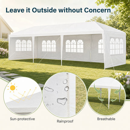 DREAMADE Party Tent, 10' x 30' Event Canopy Tent