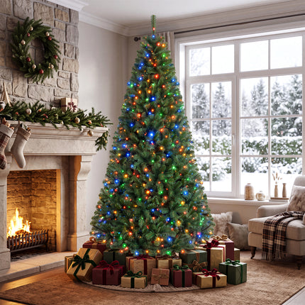 DREAMADE 6 FT Pre-Lit Christmas Tree, 845 Branch Tips Artificial Decor