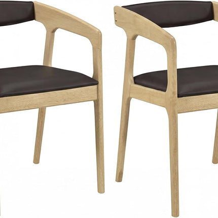 Dreamade Modern Accent Chair - PU Leather Upholstered Armchairs w/Cozy Backrest & Padded Seat Cushion