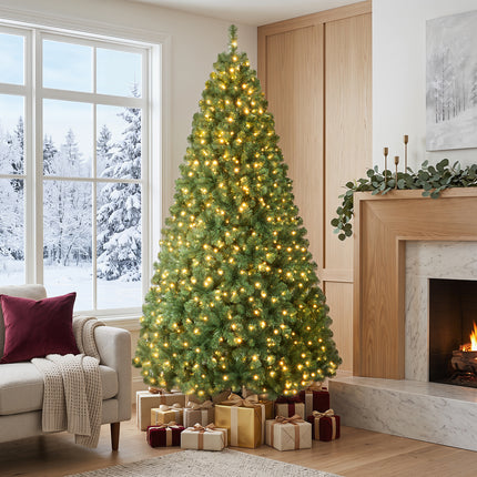 DREAMADE 7 FT Pre-Lit Artificial Christmas Tree, 1188 Hinged Branch Tips