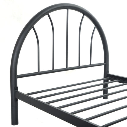 Dreamade 83" x 42" x 35" Metal Bed Platform Frame Twin Size Bedroom Home Furniture