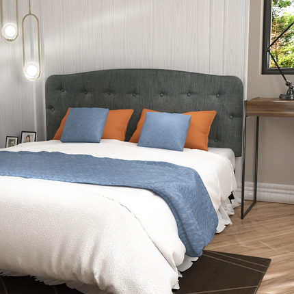 Dreamade Upholstered Headboard, Button Tufted Headboard