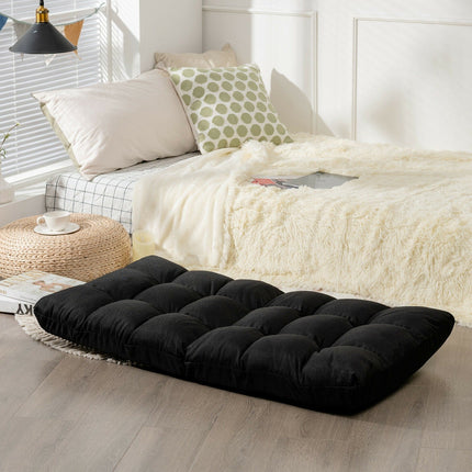 Adjustable Floor Gaming Sofa Chair 14-Position Cushioned Folding - Dreamadeus
