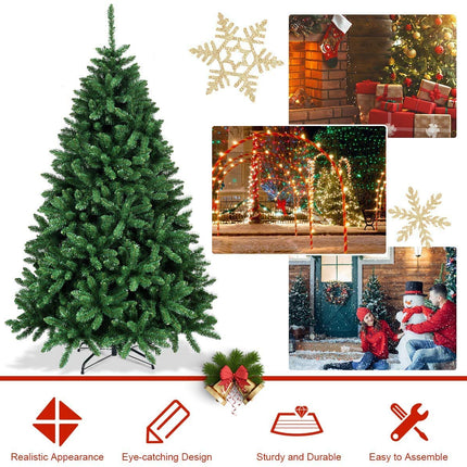 Artificial Douglas Christmas Tree Easy Assembly Xmas Tree for Indoor and Outdoor - DreamadeUS
