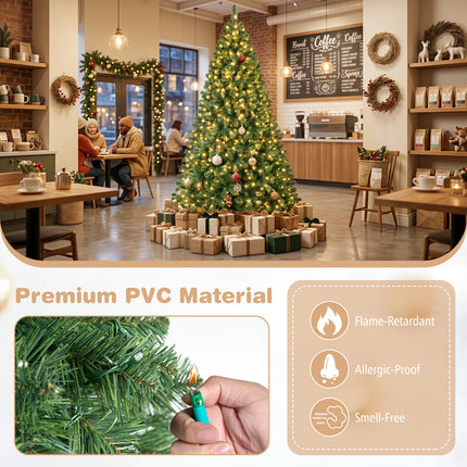 DREAMADE 7 FT Pre-Lit Artificial Christmas Tree, 1188 Hinged Branch Tips