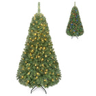 Dreamade 5FT Artificial Christmas Tree | Full Xmas Tree w/600 Branch Tips and 2 Lighting Colors