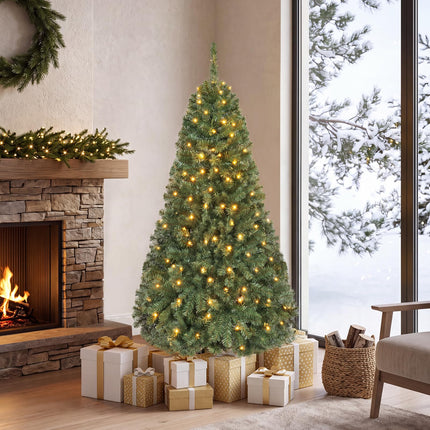 Dreamade 5FT Artificial Christmas Tree | Full Xmas Tree w/600 Branch Tips and 2 Lighting Colors