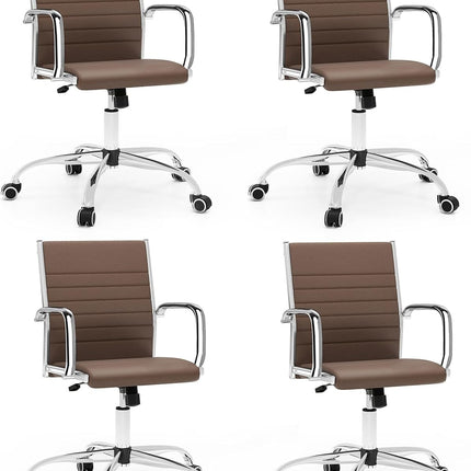 Dreamade Leather Office Chair,Ergonomic Computer Desk Chair