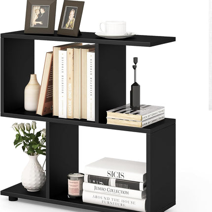 Dreamade 3-Tier Geometric Bookshelf