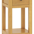 Dreamade Narrow End Table with Drawer 23.5
