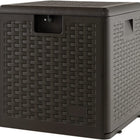 Dreamade Patio Deck Box - Outdoor Storage Bin with Flip Lid, Lock Hole, 31-130 Gallons