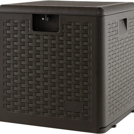 Dreamade Patio Deck Box - Outdoor Storage Bin with Flip Lid, Lock Hole, 31-130 Gallons