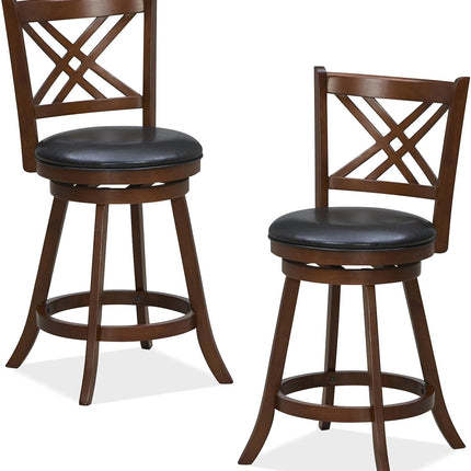 360° Swivel Barstools Set of 2 - Dreamade