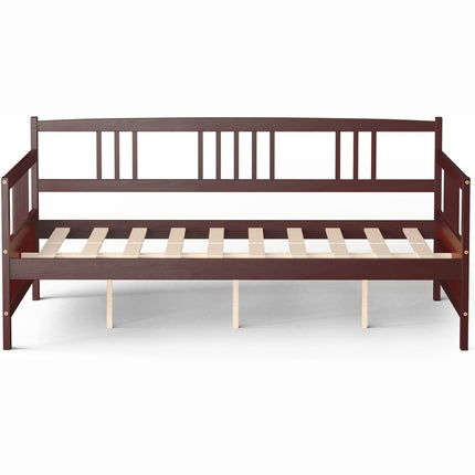 Dreamade Full Size Daybed, Wooden Daybed Sofa Bed Frame with Wood Slat Support for Kids Teens (Full)
