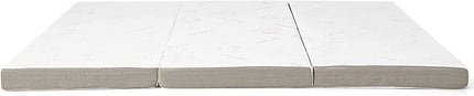 Dreamade 4 Inch Tri Folding Mattress,CertiPUR-US Gel-Infused Memory Foam with Bamboo Cover Carry Bag
