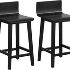 4 chairs / Black / 24.5