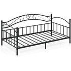 Dreamade Modern Sofa Day Bed with Stylish Headboard & 12 Metal Slats Support