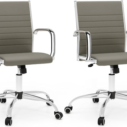 Dreamade Leather Office Chair,Ergonomic Computer Desk Chair