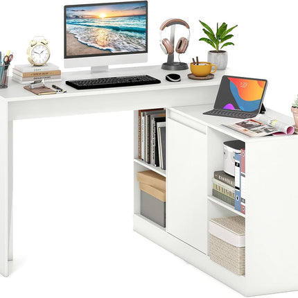Dreamade 48" Reversible L-Shaped Computer Desk