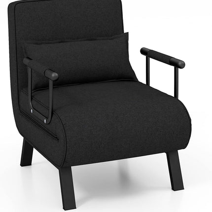 Dreamade Convertible Sofa Bed, 4-in-1 Sleeper Chair with Pillow