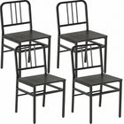 Dreamade Metal Dining Chairs Set of 4 & Modern Kitchen Chairs