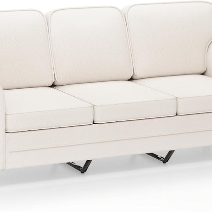 Dreamade 3 Seater Couch - 79” Mid Century Modern Upholstered Sofa with Armrests, Sturdy Legs