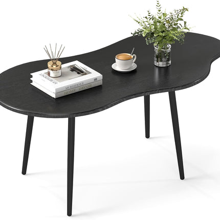 Dreamade Cloud Coffee Table | 39.5" Small Center Table with Metal Frame