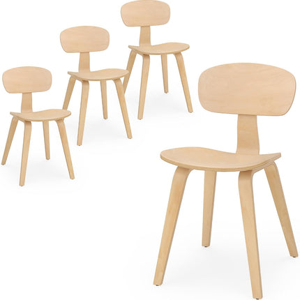Dreamade Modern Dining Chair Set of 2/4 with Wide Seat