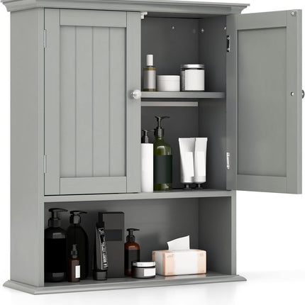 Dreamade Wall Mounted Medicine Cabinets - Above Toilet Bathroom Cabinet with Adjustable Shelf
