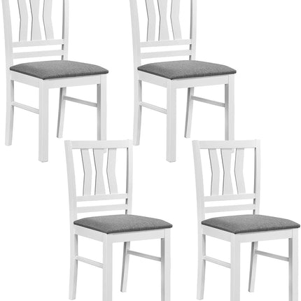 Dreamade Wood Dining Chairs Set of 2/4 with Slat Back