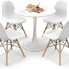 White / Dining Set for 4