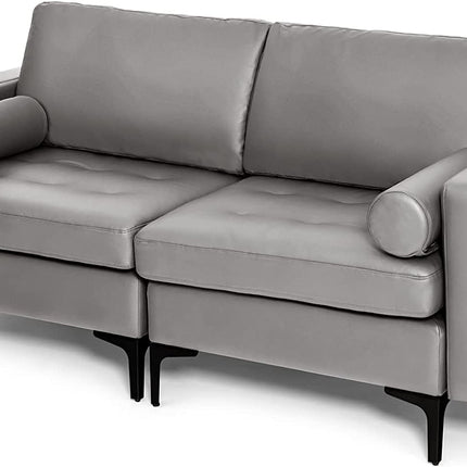 Dreamade 68" Modern Loveseat, 2-Seater Sofa Couch