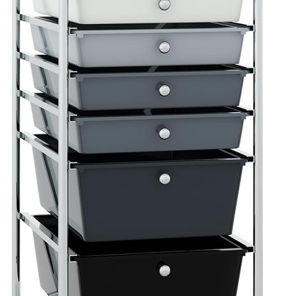 Dreamade 6 Storage Drawer Cart Rolling Organizer Cart for Tools