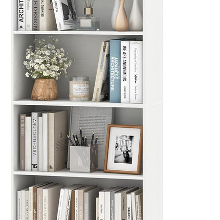 Dreamade 6-Tier Bookcase, 70" Tall Wooden Bookshelf, Freestanding Storage Organizer w/Open Shelves