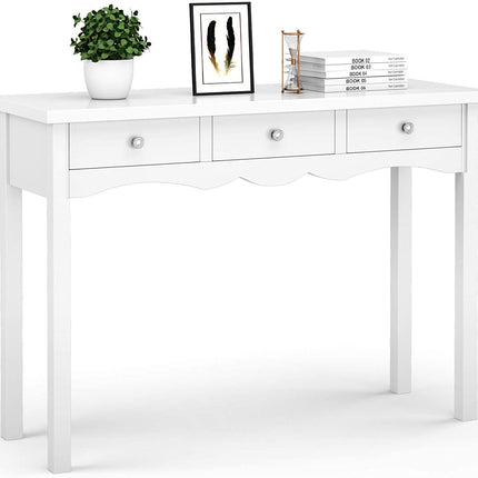 Console Table for Entryway W/Storage 3-Drawers Hall Table Desk