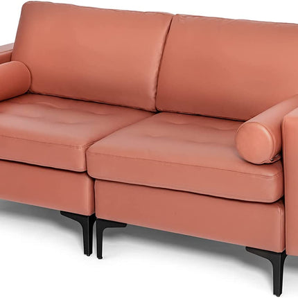 Dreamade 68" Modern Loveseat, 2-Seater Sofa Couch
