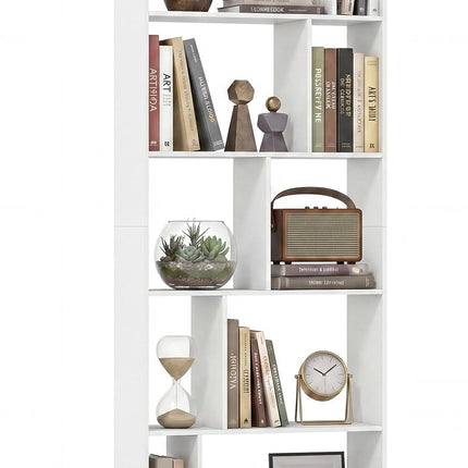 Dreamade 6-Tier Bookshelf | 10-Cube Industrial Bookcase w/Open Back (1/2)