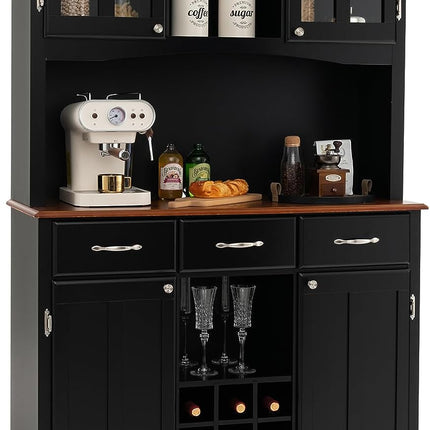 Dreamade Buffet Hutch Cabinet, Kitchen Hutch Sideboard