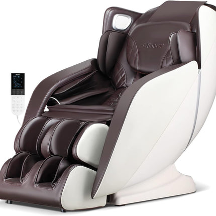 Dreamade Comfort Full Body Massage Chair with SL Track Airbags Heating-Gray