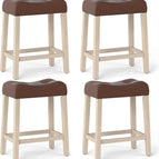 Set of 4 / Brown+Beige