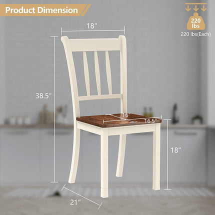 Solid Wood Whitesburg Dining Chairs Set of 4 - Dreamadeus