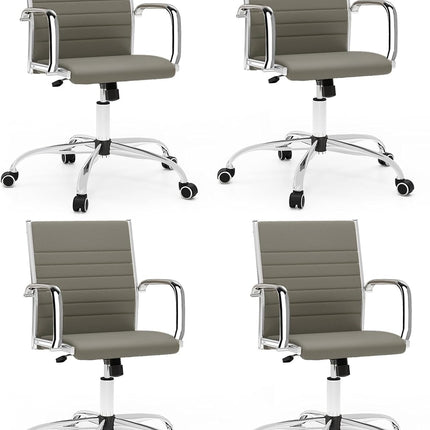 Dreamade Leather Office Chair,Ergonomic Computer Desk Chair