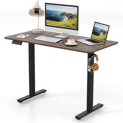 Dreamade Electric Standing Desk 48" x 24" Ergonomic Height Adjustable Sit to Stand Desk with 3 Memory Preset
