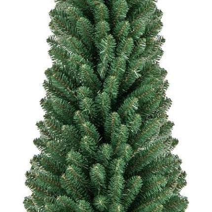 Dreamade 5ft / 6ft / 7ft / 8ft Artificial Skinny Xmas Tree with Quick Shape Technology