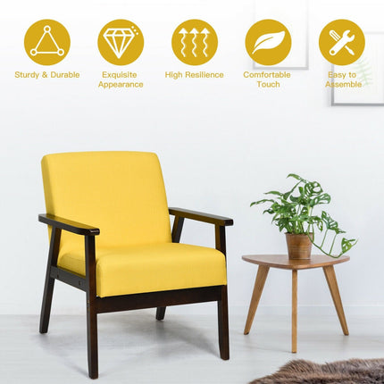 Mid-Century Modern Accent Chair for Living Room - Dreamadeus