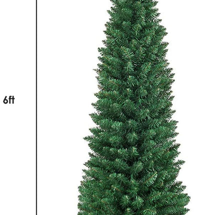 Pencil Christmas Tree, Artificial Slim Skinny Tree - DreamadeUS