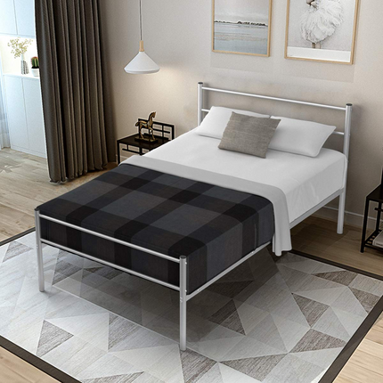 Dreamade Twin Size Platform Bed with Headboard and Footboard